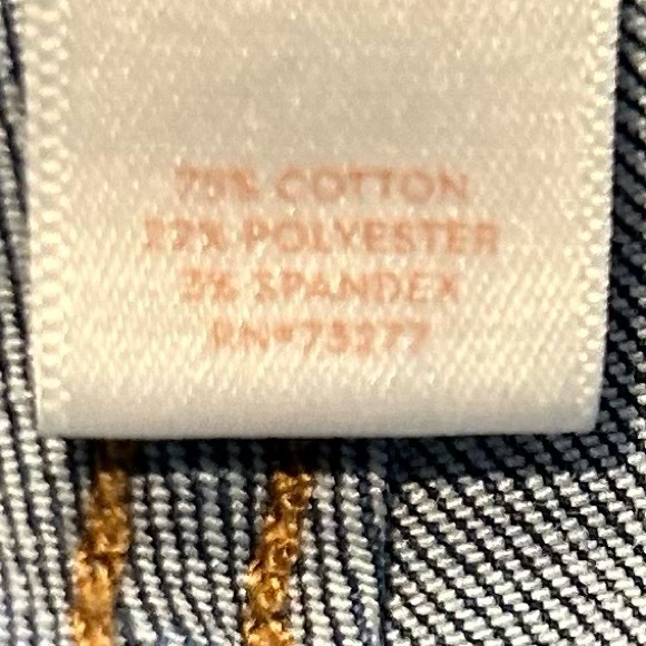 LC Laura Conrad Sz 12 Distressed Blue Jean Shorts - Picture 5 of 8